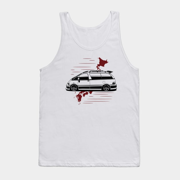 JDM garage - Previa Tank Top by Markaryan